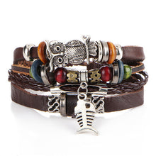 Load image into Gallery viewer, Multi Layer Leather Bracelet