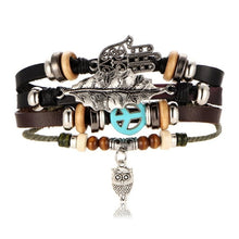 Load image into Gallery viewer, Multi Layer Leather Bracelet