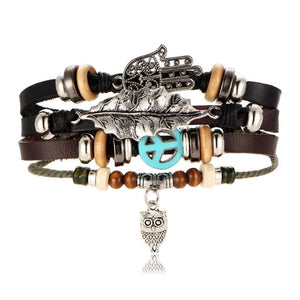 Multi Layer Leather Bracelet