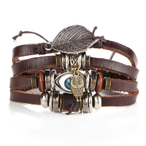 Multi Layer Leather Bracelet