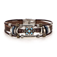 Load image into Gallery viewer, Multi Layer Leather Bracelet