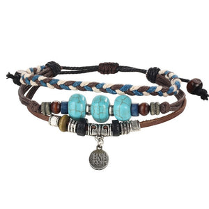 Multi Layer Leather Bracelet