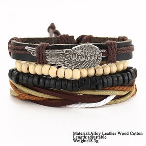 Multi Layer Leather Bracelet