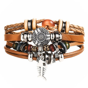 Multi Layer Leather Bracelet